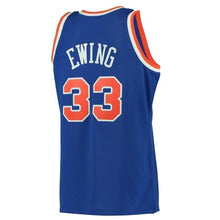 Load image into Gallery viewer, 33-Patrick Ewing New York Knicks  1991-92 Hardwood Classics Swingman Jersey - Blue