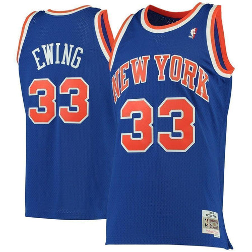 33-Patrick Ewing New York Knicks  1991-92 Hardwood Classics Swingman Jersey - Blue