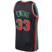 Load image into Gallery viewer, 33-Patrick Ewing New York Knicks Hardwood Classics Christmas Swingan Collection Jersey – Black