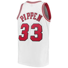 Load image into Gallery viewer, 33-Scottie Pippen Chicago Bulls  Hardwood Classics Swingman Jersey – White