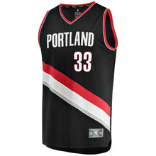 Load image into Gallery viewer, 33-Zach Collins Portland Trail Blazers  Jersey Black - Icon Edition