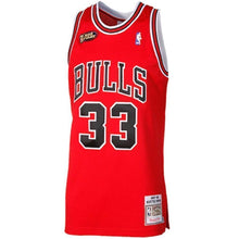 Load image into Gallery viewer, 33-Scottie Pippen Chicago Bulls 1997-1998 Throwback  - Red