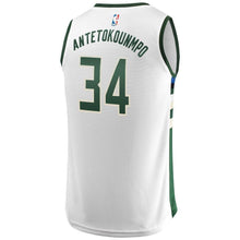 Load image into Gallery viewer, 34-Giannis Antetokounmpo Milwaukee Bucks  Jersey White - Association Edition