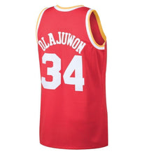 Load image into Gallery viewer, 34-Hakeem Olajuwon Houston Rockets  1993-94 Hardwood Classics Swingman Jersey - Red