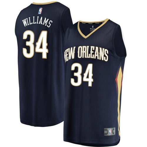 34-Kenrich Williams New Orleans Pelicans Jersey - Icon Edition - Navy