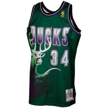 Load image into Gallery viewer, 34-Mitchell &amp; Ness Ray Allen Milwaukee Bucks 1996-1997 Hardwood Classics Throwback  - Green