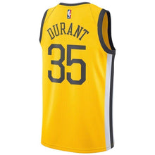 Load image into Gallery viewer, 35-Kevin Durant Golden State Warriors  Swingman Jersey Yellow – Earned Edition