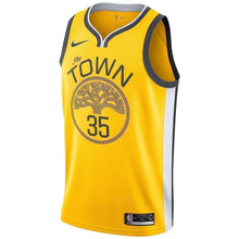 Load image into Gallery viewer, 35-Kevin Durant Golden State Warriors  Swingman Jersey Yellow – Earned Edition