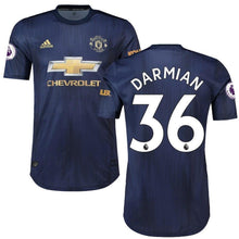 Load image into Gallery viewer, 36-Matteo Darmian Manchester United 2018-19 Third Player Jersey – Navy