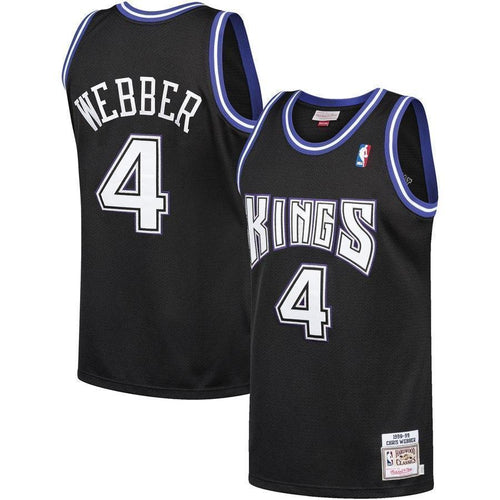 4-Chris Webber Sacramento Kings 1998-99 Hardwood Classics  - Black