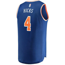 Load image into Gallery viewer, 4-Isaiah Hicks New York Knicks  Jersey Royal - Icon Edition