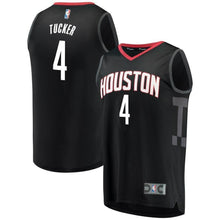 Load image into Gallery viewer, 4-PJ Tucker Houston Rockets Jersey Black - Statement Edition