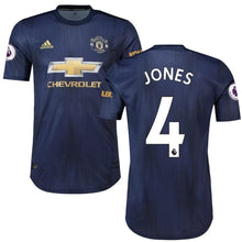 Load image into Gallery viewer, 4-Phil Jones Manchester United 2018-19 Third Player Jersey – Navy