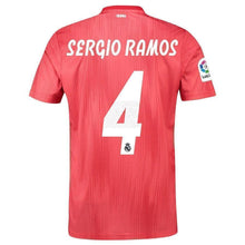 Load image into Gallery viewer, 4-Sergio Ramos Real Madrid 2018-19 Third Player Jersey – Red