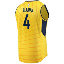 Load image into Gallery viewer, 4-Victor Oladipo Indiana Pacers  Swingman Jersey - Statement Edition – Gold