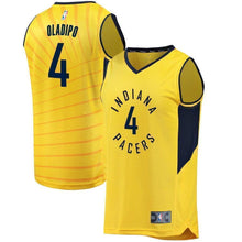 Load image into Gallery viewer, 4-Victor Oladipo Indiana Pacers  Jersey - Statement Edition - Gold