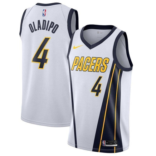 4-Victor Oladipo Indiana Pacers Jersey- Association Edition – White