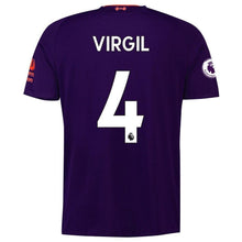 Load image into Gallery viewer, 4-Virgil Van Dijk Liverpool New Balance 2018-19 Away Player Jersey – Purple