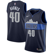 Load image into Gallery viewer, 40-Harrison Barnes Dallas Mavericks Swingman Jersey - Statement Edition – Navy