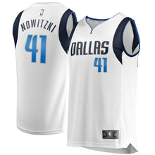 Load image into Gallery viewer, 41-Dirk Nowitzki Dallas Mavericks  Jersey White - Association Edition