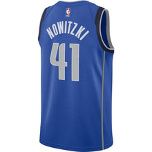 Load image into Gallery viewer, 41-Dirk Nowitzki Dallas Mavericks Swingman Jersey Royal - Icon Edition