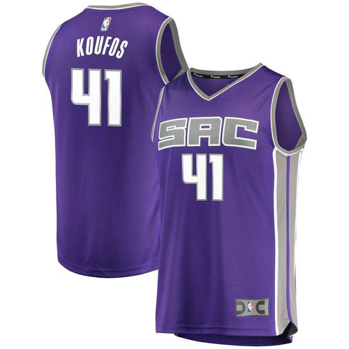 41-Kosta Koufos Sacramento Kings  Jersey - Purple