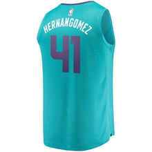 Load image into Gallery viewer, 41-Willy Hernangomez Charlotte Hornets  Jersey - Icon Edition - Teal