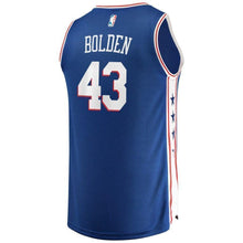 Load image into Gallery viewer, 43-Jonah Bolden Philadelphia 76ers Jersey - Icon Edition - Royal