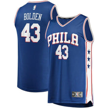 Load image into Gallery viewer, 43-Jonah Bolden Philadelphia 76ers Jersey - Icon Edition - Royal