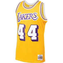 Load image into Gallery viewer, 44-Jerry West Los Angeles Lakers  Hardwood Classics Swingman Jersey – Gold