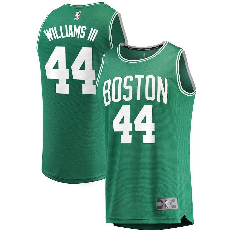 44-Robert Williams III Boston Celtics NBA Draft First Round Pick Jersey Kelly Green – Icon Edition