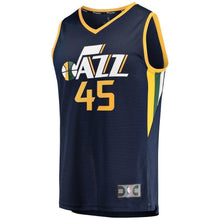 Load image into Gallery viewer, 45-Donovan Mitchell Utah Jazz  Jersey Navy - Icon Edition