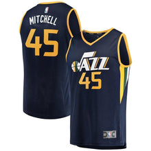 Load image into Gallery viewer, 45-Donovan Mitchell Utah Jazz  Jersey Navy - Icon Edition