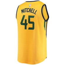 Load image into Gallery viewer, 45-Donovan Mitchell Utah Jazz  Player Jersey Gold - Statement Edition