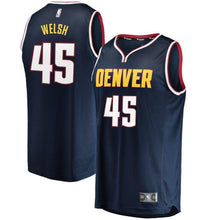 Load image into Gallery viewer, 45-Thomas Welsh Denver Nuggets  Jersey - Icon Edition - Blue