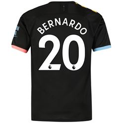 Bernardo 20 Manchester City Away Stadium Jersey 2019-20
