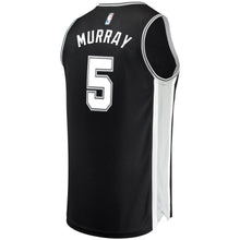 Load image into Gallery viewer, 5-Dejounte Murray San Antonio Spurs Fanatics  Jersey Black - Icon Edition