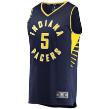 Load image into Gallery viewer, 5-Edmond Sumner Indiana Pacers Jersey - Icon Edition – Navy