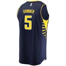 Load image into Gallery viewer, 5-Edmond Sumner Indiana Pacers Jersey - Icon Edition – Navy