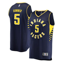 Load image into Gallery viewer, 5-Edmond Sumner Indiana Pacers Jersey - Icon Edition – Navy