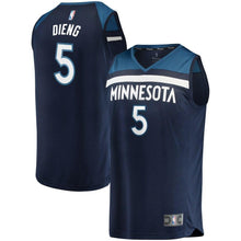 Load image into Gallery viewer, 5-Gorgui Dieng Minnesota Timberwolves Jersey Green - Icon Edition – Navy