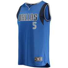 Load image into Gallery viewer, 5-J.J. Barea Dallas Mavericks  Team Color Player Jersey Royal - Icon Edition