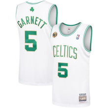 Load image into Gallery viewer, 5-Kevin Garnett Boston Celtics Hardwood Classics  - White