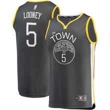 Load image into Gallery viewer, 5-Kevon Looney Golden State Warriors Jersey Charcoal - Statement Edition