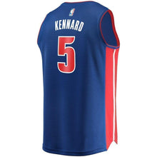 Load image into Gallery viewer, 5-Luke Kennard Detroit Pistons  Jersey - Icon Edition – Blue