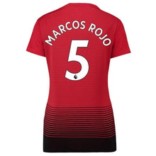 Load image into Gallery viewer, 5-Marcos Rojo Manchester United Women&#39;s 18-19 Home Jersey – Red