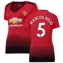 Load image into Gallery viewer, 5-Marcos Rojo Manchester United Women&#39;s 18-19 Home Jersey – Red
