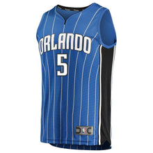 Load image into Gallery viewer, 5-Mohamed Bamba Orlando Magic  2018 NBA Draft First Round Pick Fast  Jersey Blue – Icon Edition