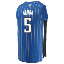 Load image into Gallery viewer, 5-Mohamed Bamba Orlando Magic  2018 NBA Draft First Round Pick Fast  Jersey Blue – Icon Edition