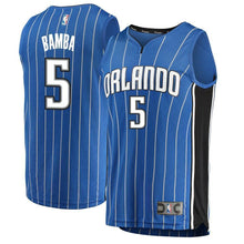 Load image into Gallery viewer, 5-Mohamed Bamba Orlando Magic  2018 NBA Draft First Round Pick Fast  Jersey Blue – Icon Edition